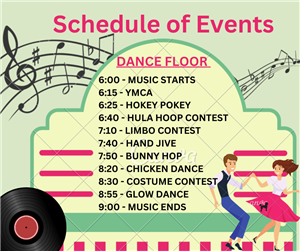 Dance Schedule